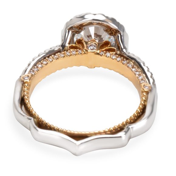 Verragio Parisian Diamond Engagement Semi-Mount Ring in 18K 2 Tone Gold 0.65 CTW - Picture 4 of 4